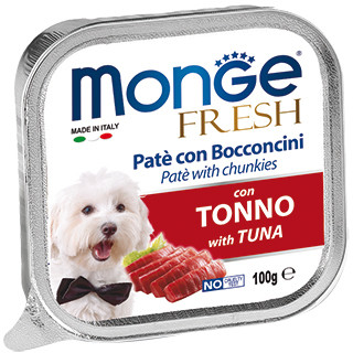 Monge Dog Fresh консервы для собак тунец 100г