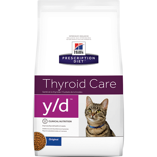 Корм Hill's Prescription Diet y/d Thyroid Care сухой диетический, для кошек при заболеваниях щитовидной железы