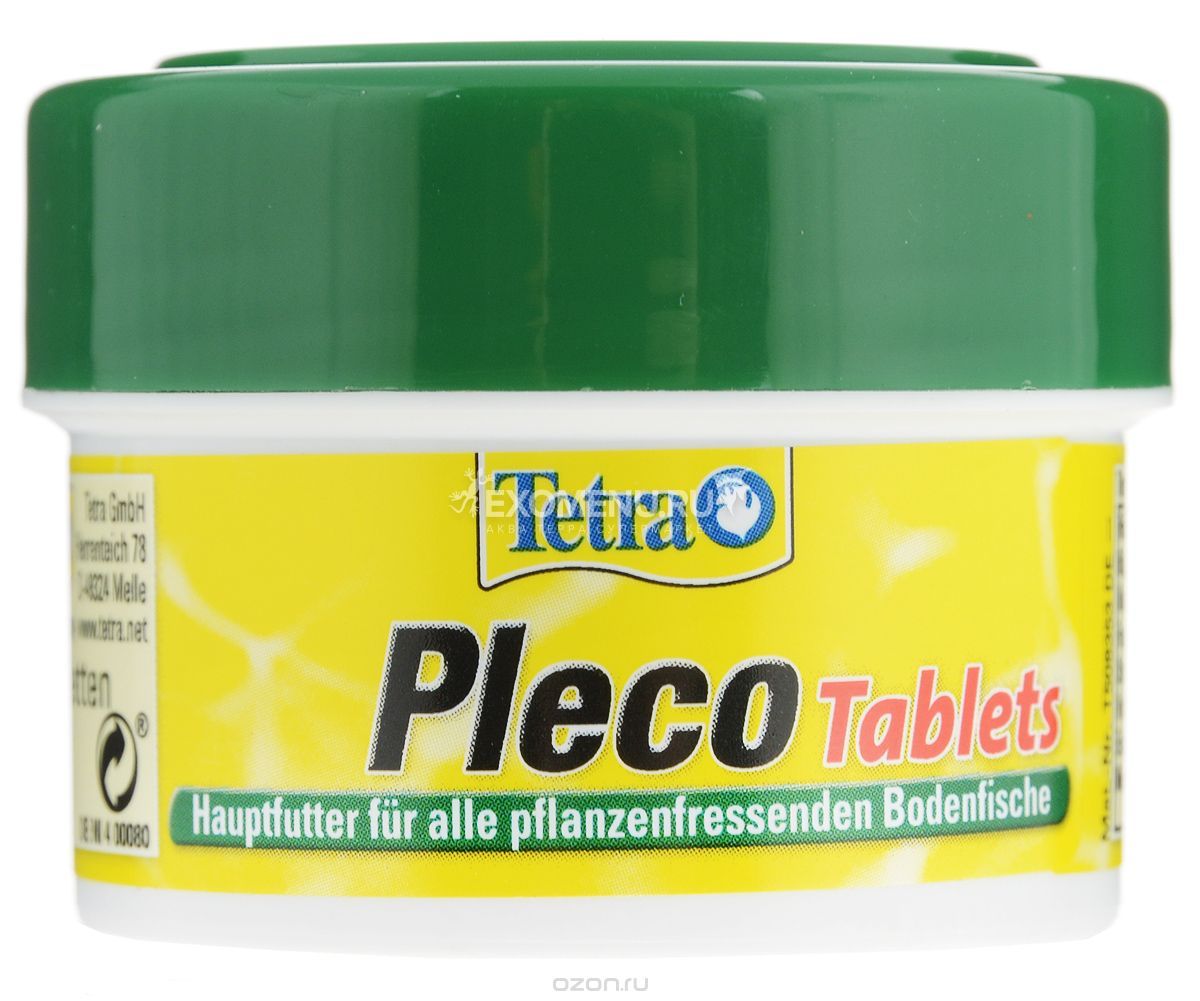 Корм для травоядных донных рыб Tetra Pleco Tablets 58 табл.