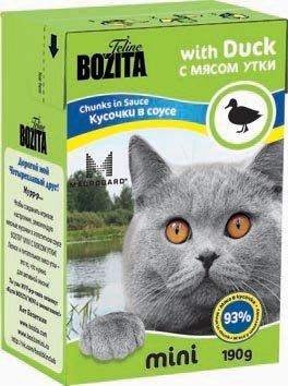 Mini Кусочки в соусе для кошек с уткой