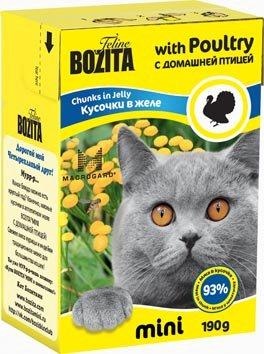 Mini Кусочки в желе для кошек с домашней птицей