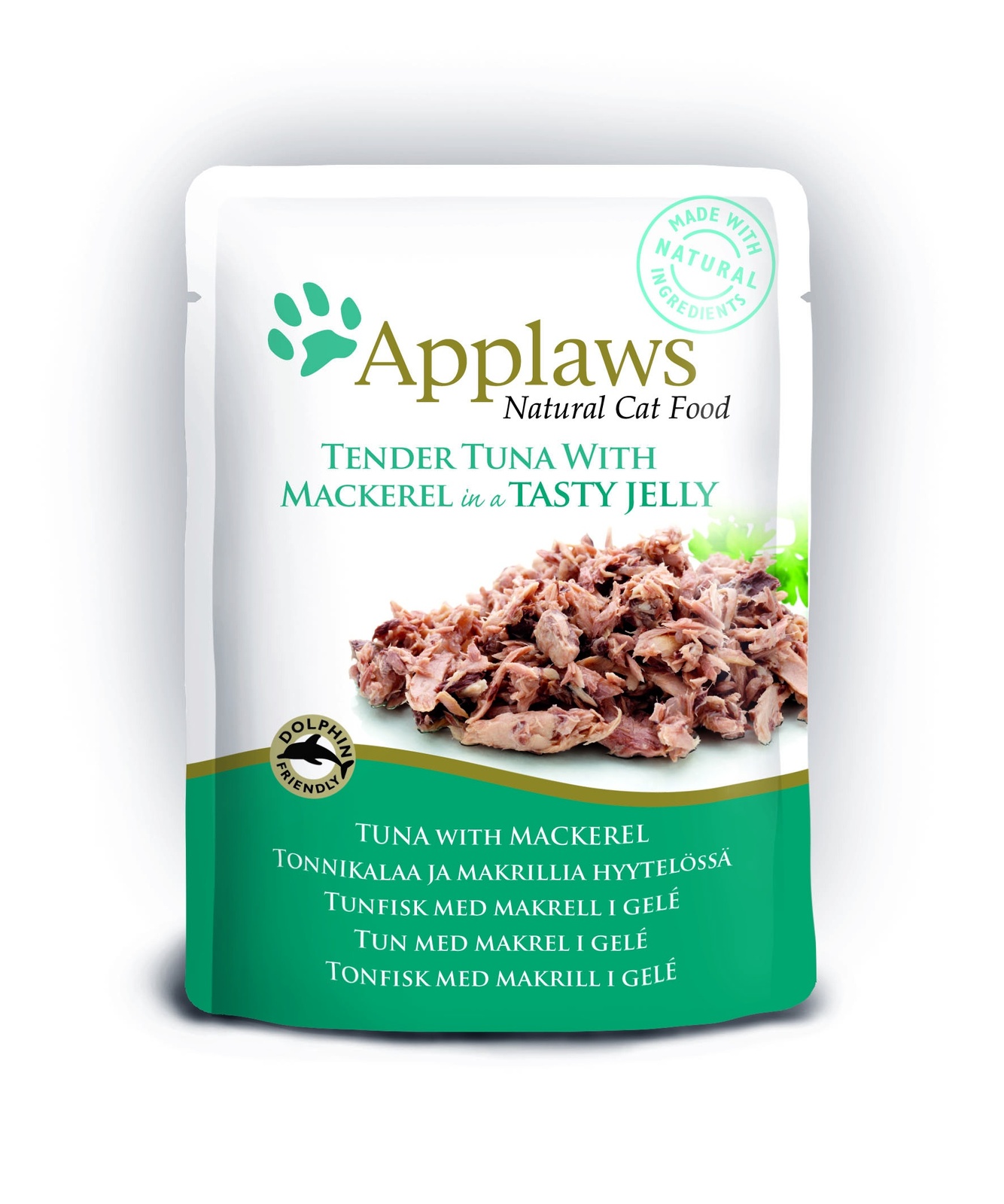 Applaws Паучи для кошек "Кусочки тунца со cкумбрией в желе"