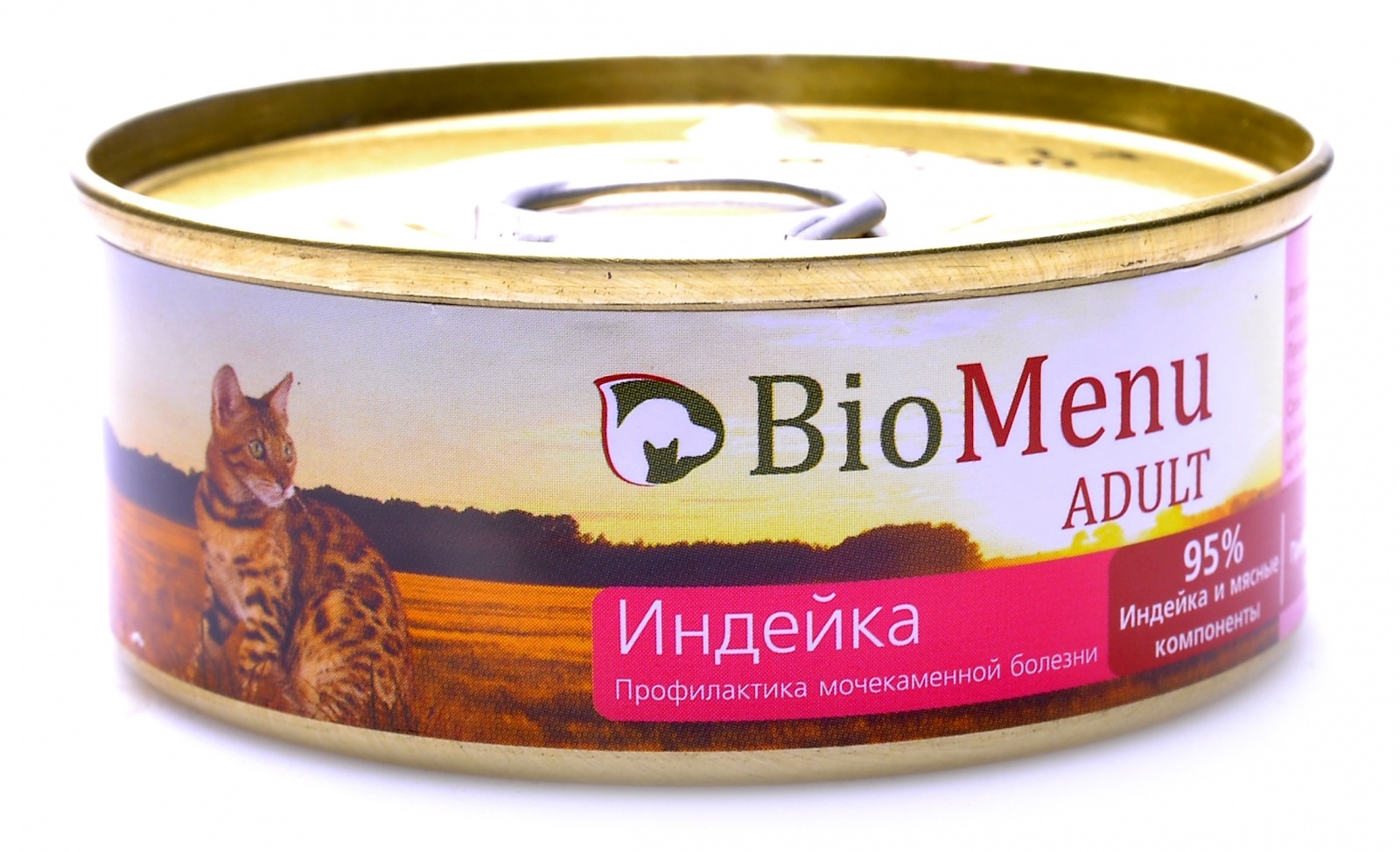 BioMenu Консервы для кошек с индейкой