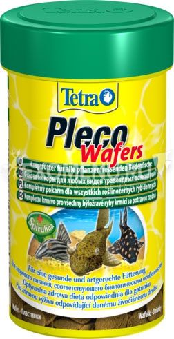 Корм для травоядных сомиков Tetra Pleco Wafer 100 ml
