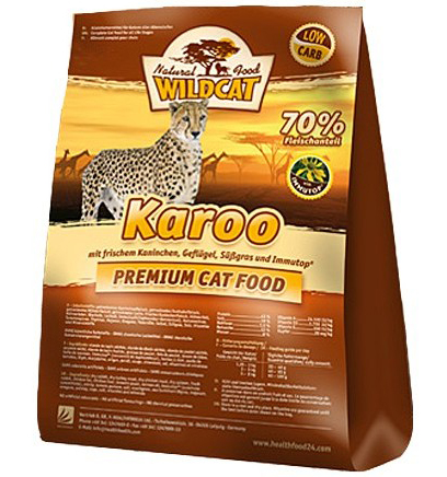 Wildcat Karoo корм для кошек (кролик, индейка, трава)