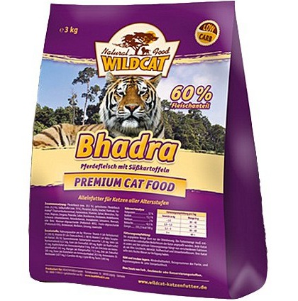 Wildcat Bhadra гипоаллергенный корм (конина, батат)