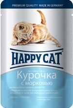 Кусочки в желе для котят с курицей и морковью