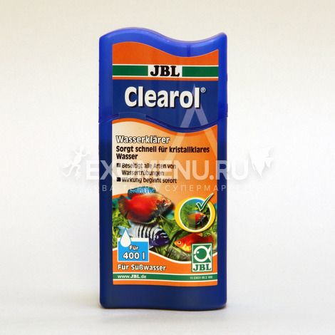 JBL Clearol - Препарат для устранения помутнений воды, 100 мл.