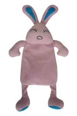 Игрушка для собак "Кролик" шуршащий, с пищалкой, плюш, 35 см