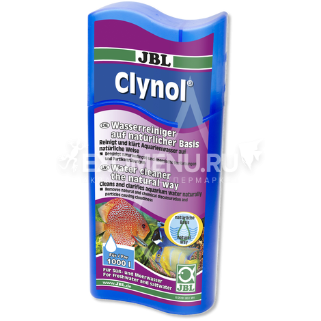 JBL Clynol - Препарат для очистки воды на натуральной основе, 250 мл.
