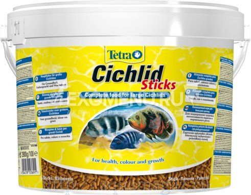 Корм основной для цихлид Tetra Cichlid Sticks, 10 л