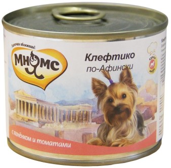 Мнямс консервы для собак Клефтико по-Афински (ягненок с томатами) 200 г