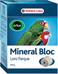 VERSELE-LAGA минеральный блок для средних и крупных попугаев Orlux Mineral Bloc 400 г
