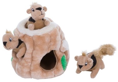 OH игрушка-головоломка для собак Hide-A-Squirrel (спрячь белку) средняя 15 см