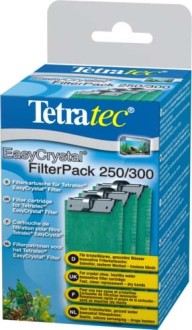 Tetra EC 250/300 фильтрующие картриджи без угля для внутренних фильтров EasyCrystal 250/300 3 шт.