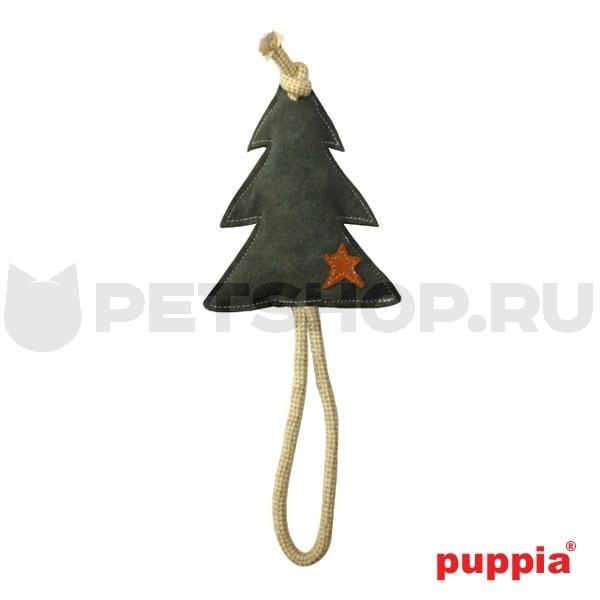 Игрушка для собак "Ель", хаки, 20см х 15см