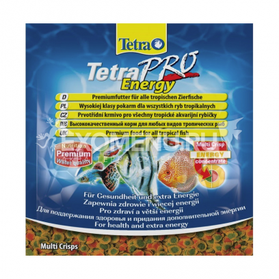 Корм основной энергетический Tetra Pro Energy  12g  чипсы