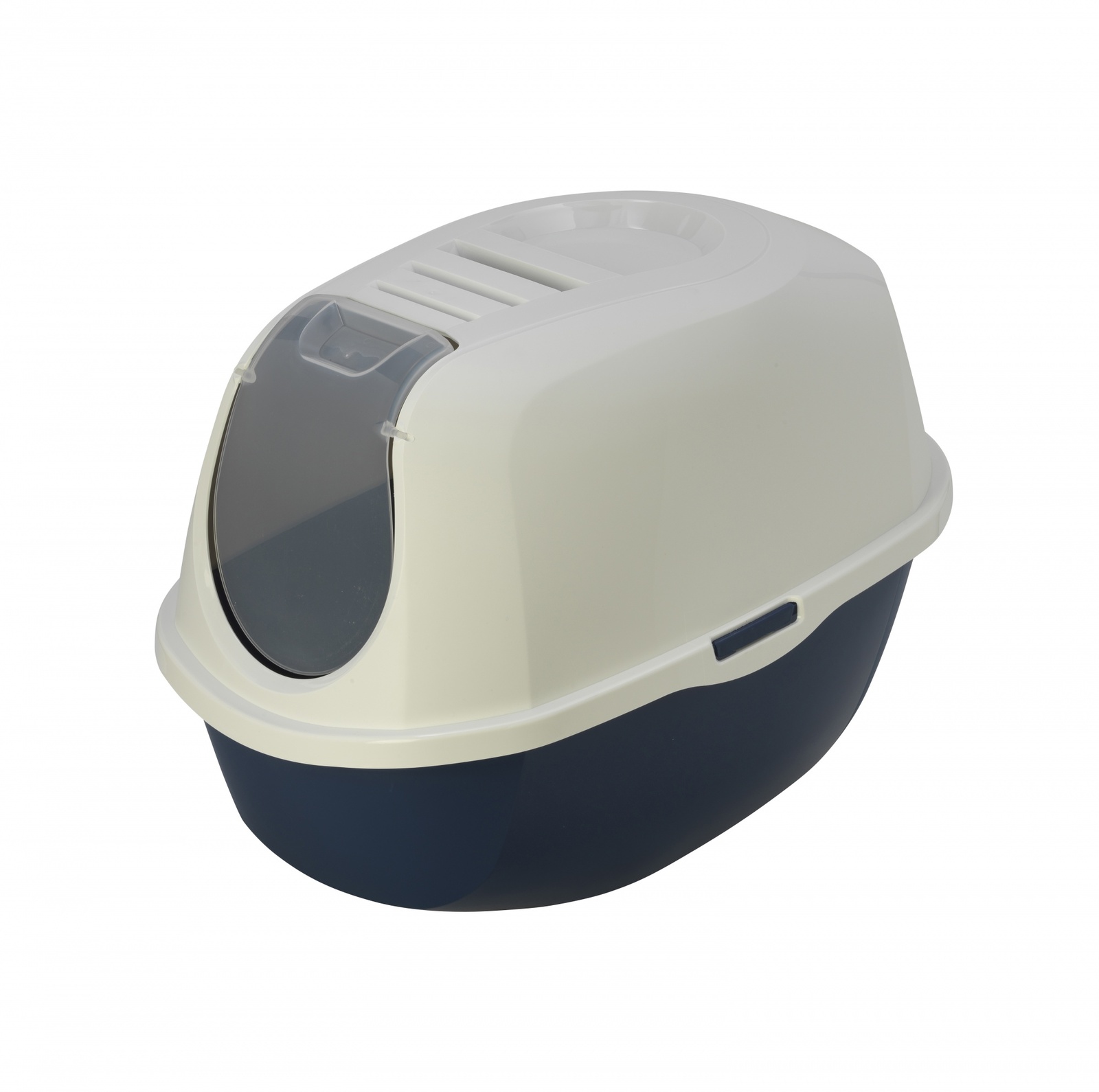 Туалет-домик SmartCat с угольным фильтром, 54х40х41см,  черничный