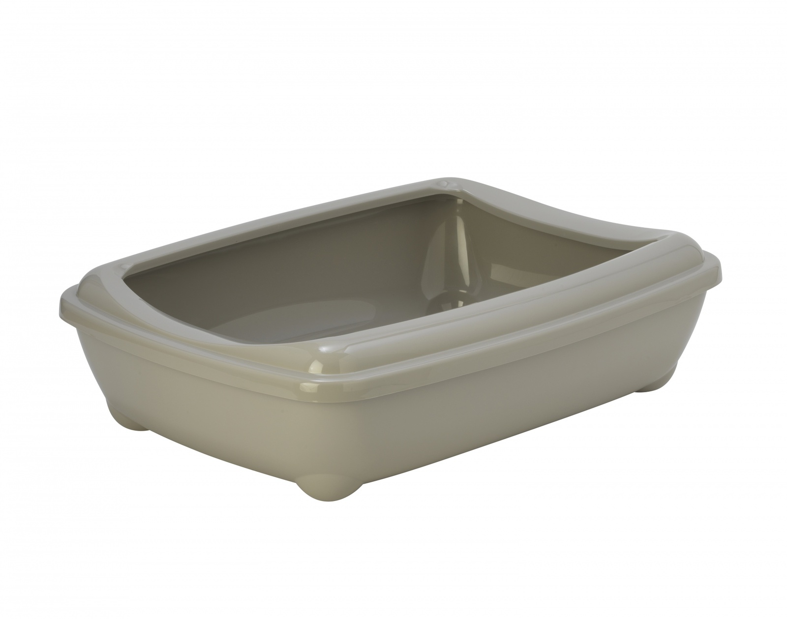 Туалет-лоток большой с рамкой  artist large + rim, 57х43х15 jumbo теплый серый