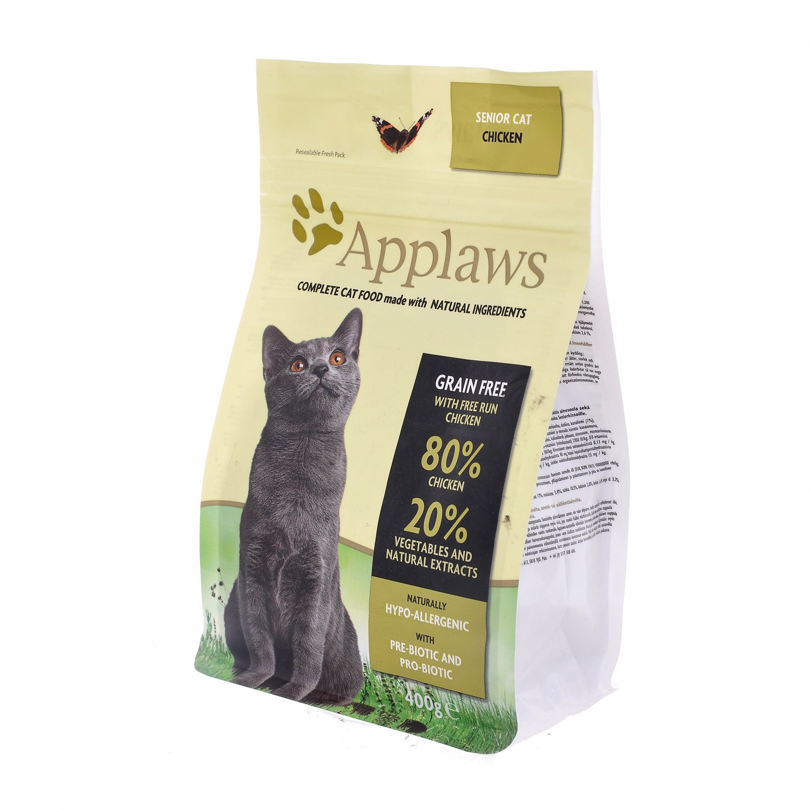 Applaws Беззерновой для пожилых кошек "Курица/Овощи: 80/20%"