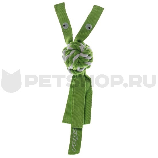Канатная игрушка с пищалкой COWBOYZ, лайм