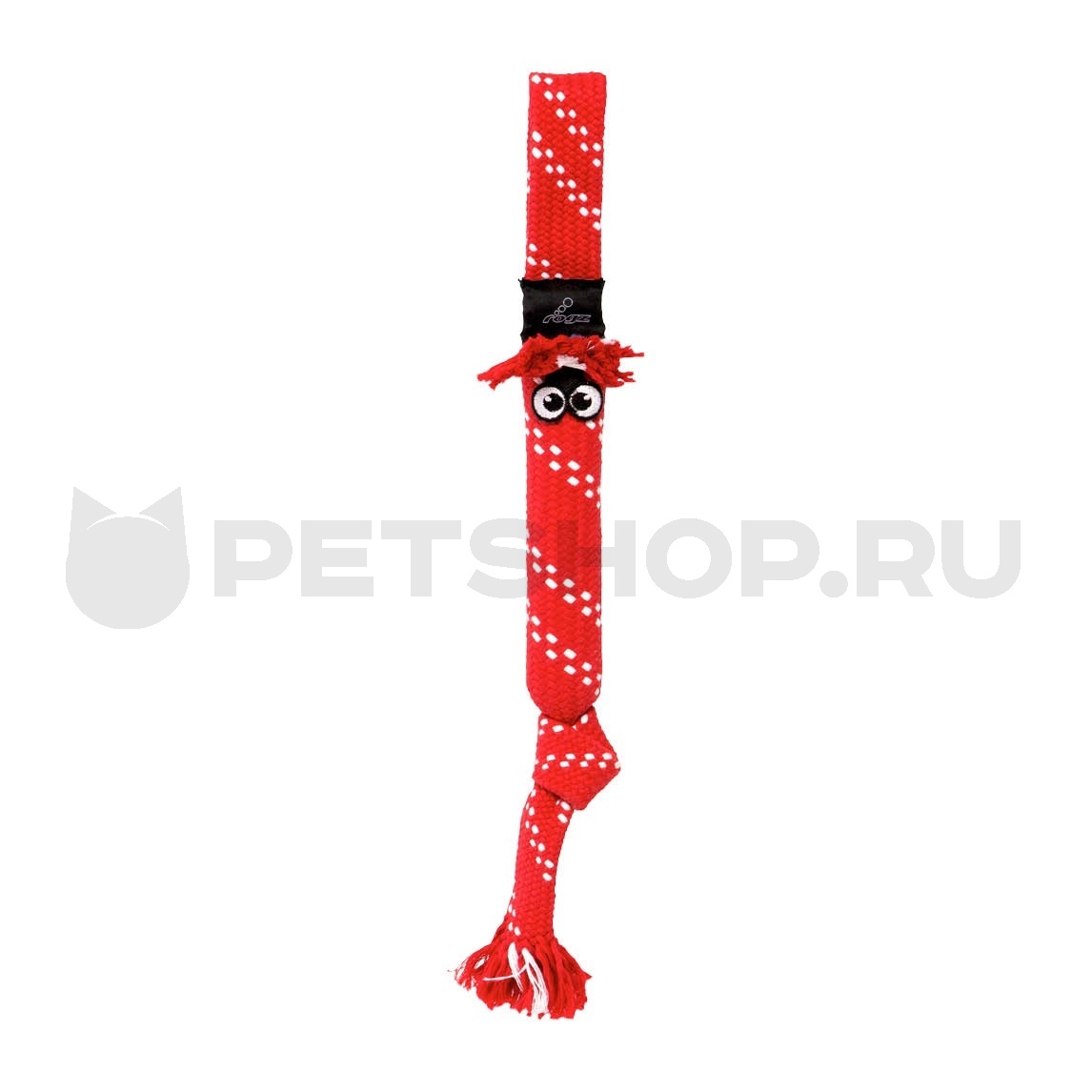 Игрушка веревочная шуршащая SCRUBZ, красный