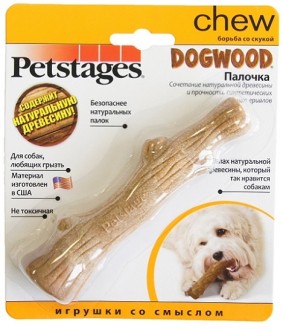 Petstages игрушка для собак Dogwood палочка деревянная 16 см малая