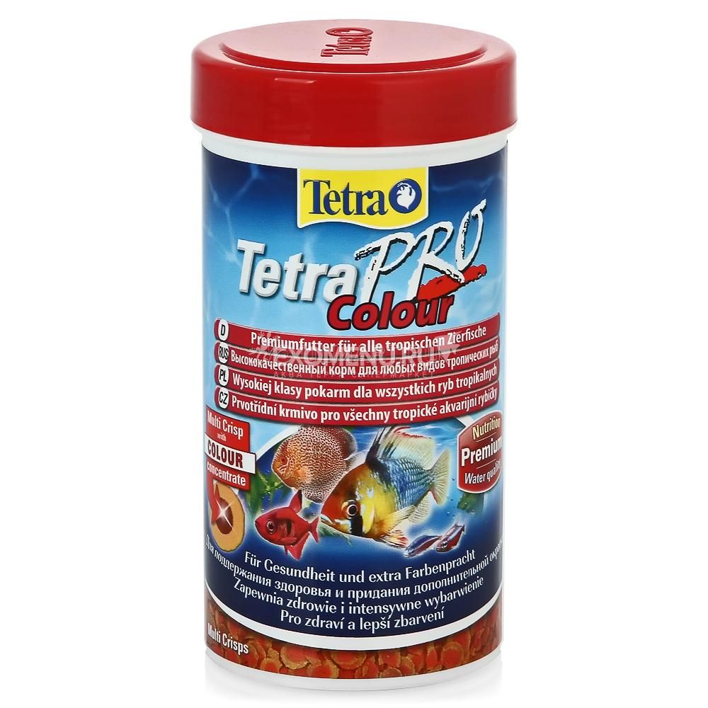 Корм для усиления насыщенности окраса Tetra Pro Color 250 ml чипсы