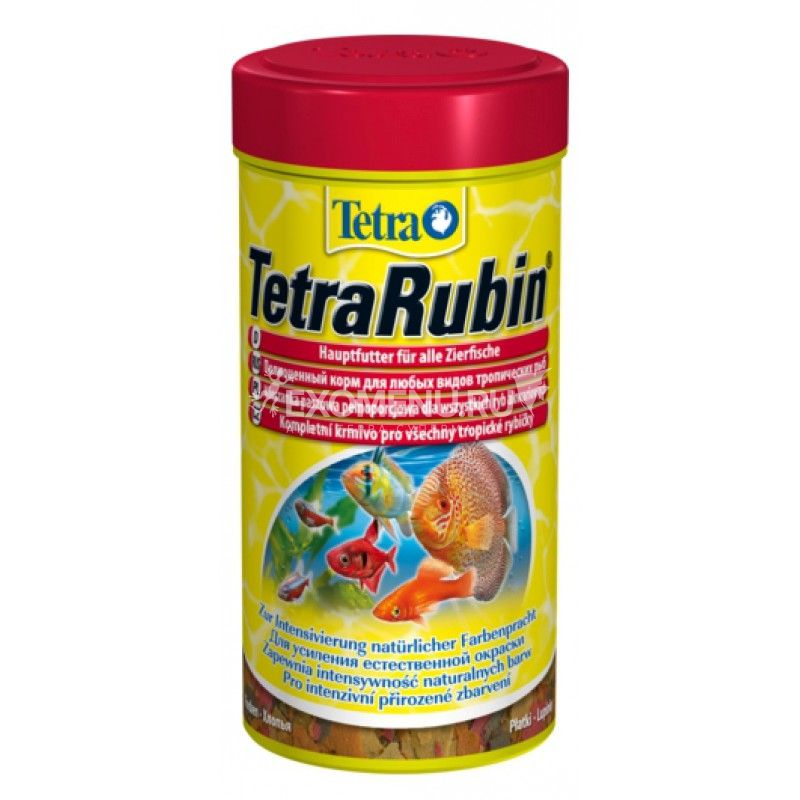 Корм для усиления насыщенности окраса Tetra Rubin Granules 250ml