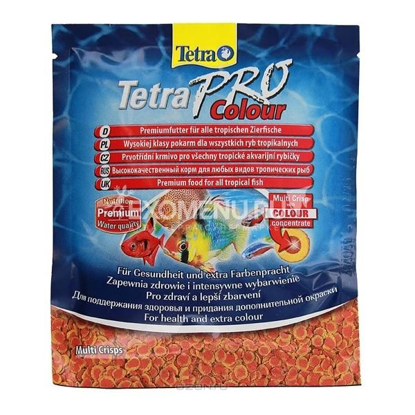 Корм для усиления насыщенности окраса Tetra Pro Color Crisps 12g