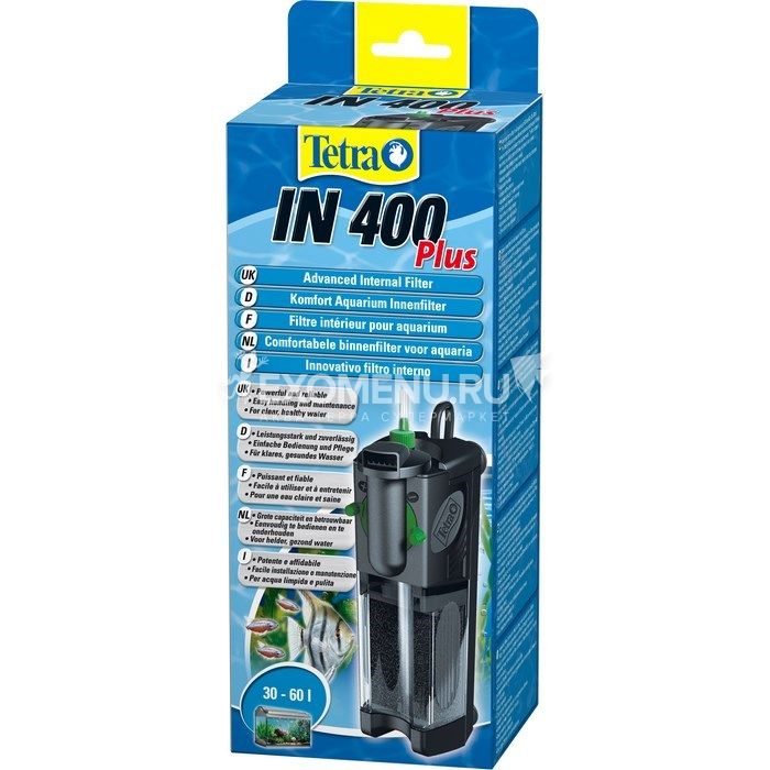 Фильтр внутренний TetraIN 400 plus, 400л/ч ( 30-60 л)