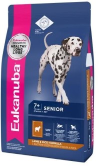 Корм Eukanuba для пожилых собак, с ягненком и рисом, Mature&Senior Lamb&Rice