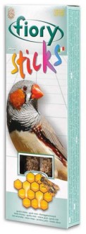 FIORY палочки для экзотических птиц Sticks с медом 2х30 г