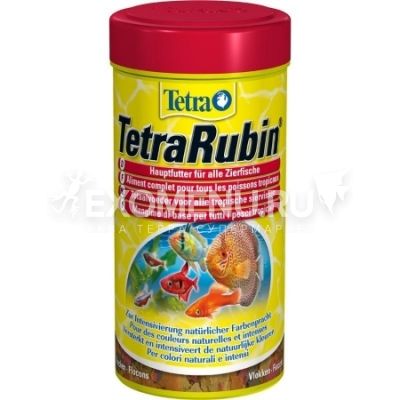 Корм для усиления насыщенности окраса Tetra Rubin 250ml хлопья
