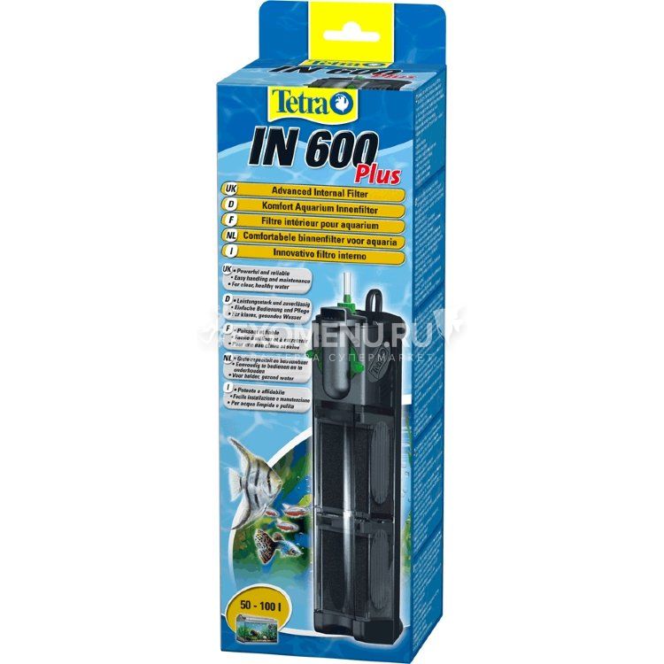 Фильтр внутренний  Tetra IN 600 plus, 600 л/ч (50-100л)