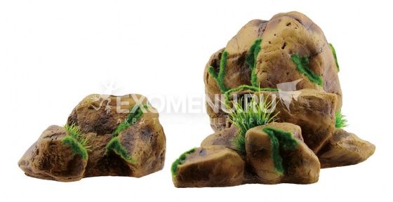 ArtUniq Mossy Boulder Set 2M - Декоративная композиция из пластика 