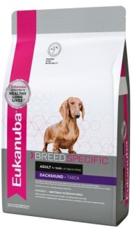 Корм Eukanuba для такс старше 1 года, BREED SPECIFIC Dachshund