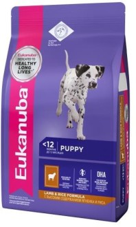 Корм Eukanuba для щенков с чувствительным пищеварением, с ягненком и рисом