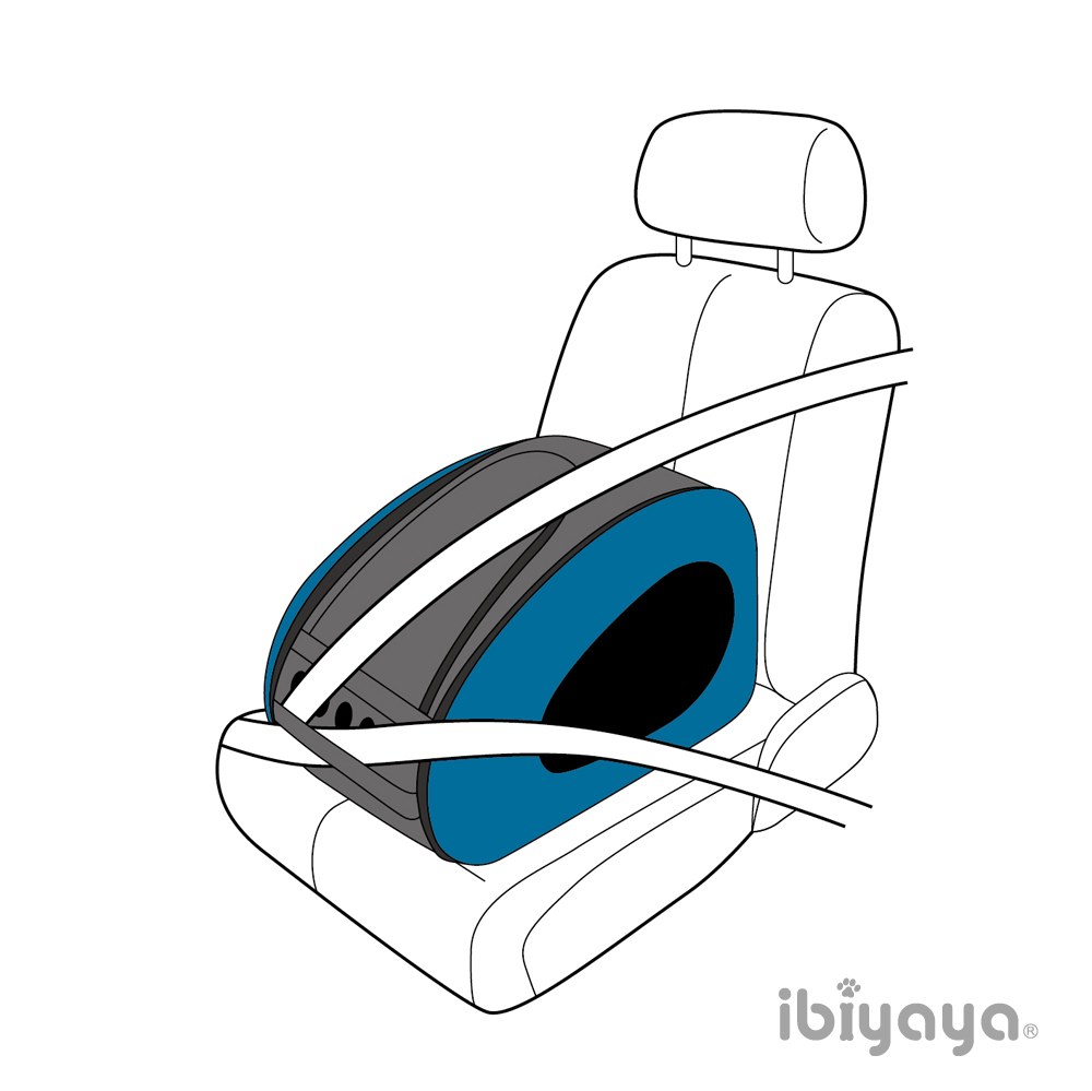 Ibiyaya складная сумка-тележка 3в1 д/собак до 8кг (сумка, рюкзак, тележка) синяя арт 340900, фото №3 Ibiyaya складная сумка-тележка 3в1 д/собак до 8кг (сумка, рюкзак, тележка) синяя арт 340900, фото №3