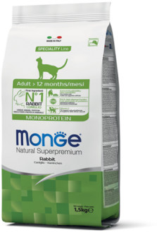 Monge Cat Adult Rabbit корм для взрослых кошек с кроликом