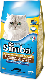 Simba Cat корм для кошек с курицей 2 кг
