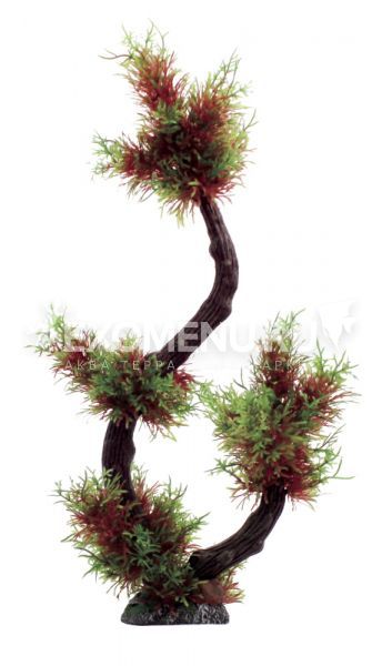 ArtUniq Moss on driftwood 46 - Композиция из искусственных растений на коряге Мох на коряге, 25x1...