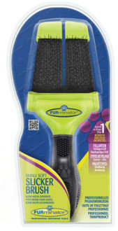 FURminator пуходерка мягкая маленькая двухсторонняя Small Soft Slicker зубцы 15 мм