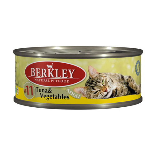 Berkley 11 для кошек с тунцом и овощами