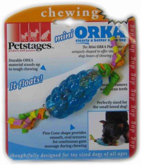 Petstages игрушка для собак Mini "ОРКА шишка" 11 см