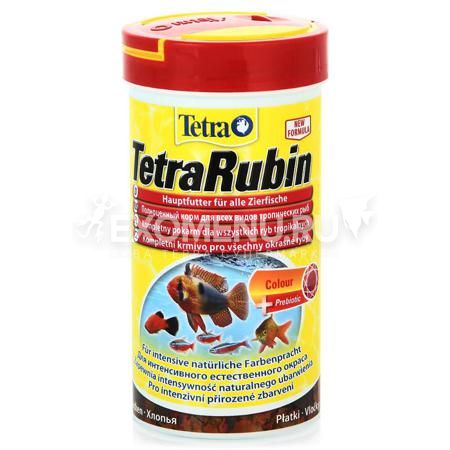 Корм для усиления насыщенности окрасаTetra Rubin 1000ml хлопья