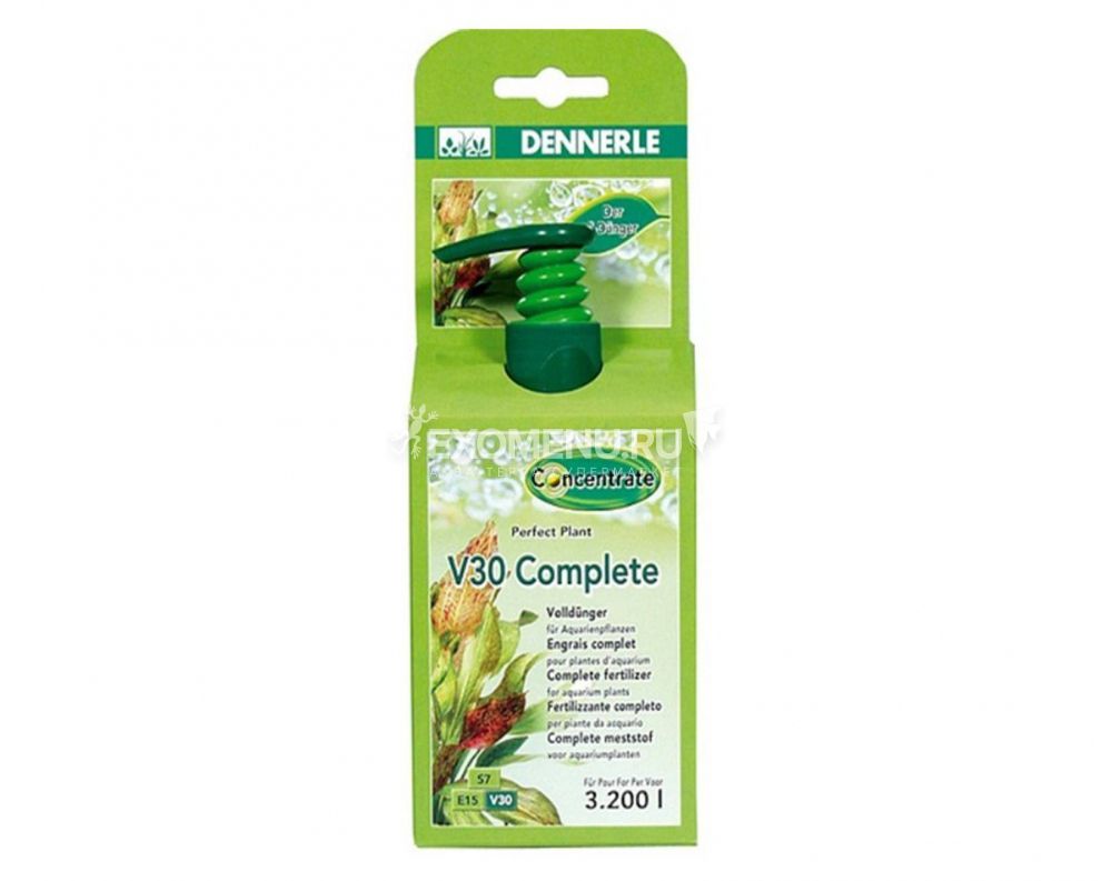 Dennerle V30 Complete - Полное комплексное удобрение для всех аквариумных растений, 100 мл на 3200 л