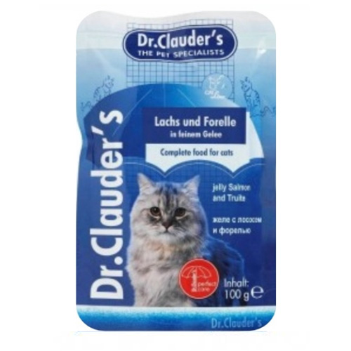 Dr. Clauder`s паучи для кошек с лососем и форелью