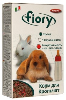 FIORY корм для крольчат Puppypellet гранулированный 850 г