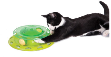 Petstages игрушка для кошек Трек с контейнером для кошачьей мяты